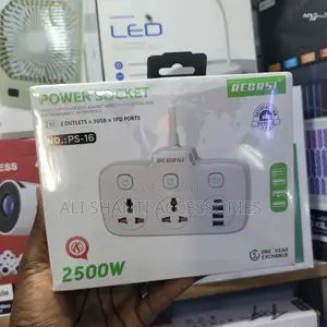 2500w Power Socket Usb3.0 Ports Extension
