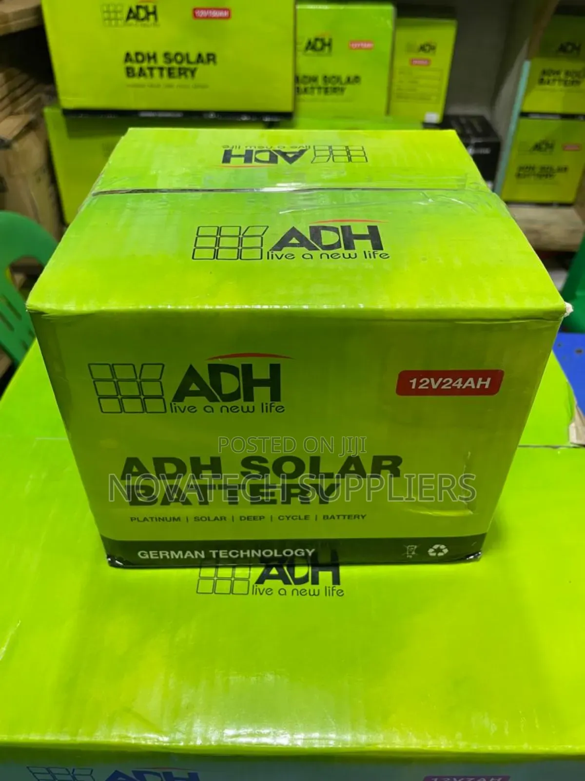 24ah German Technology Solar Adh Battery Casp
