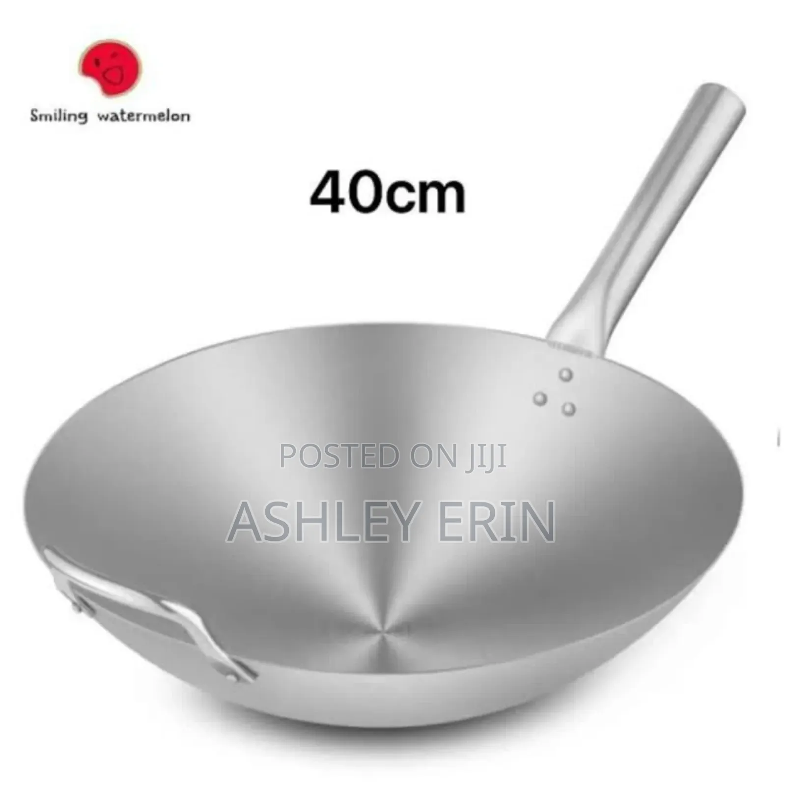 40cm Stainless Steel Frying Pan/Wok Pan