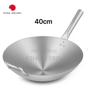 40cm Stainless Steel Frying Pan/Wok Pan