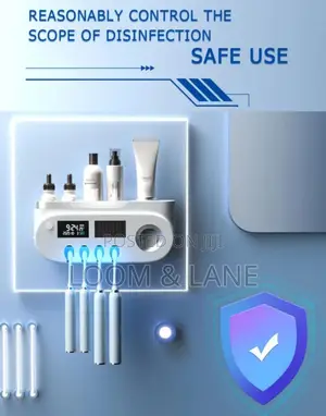 Brand New Electric Toothpaste Dispenser,Toothbrush Holder