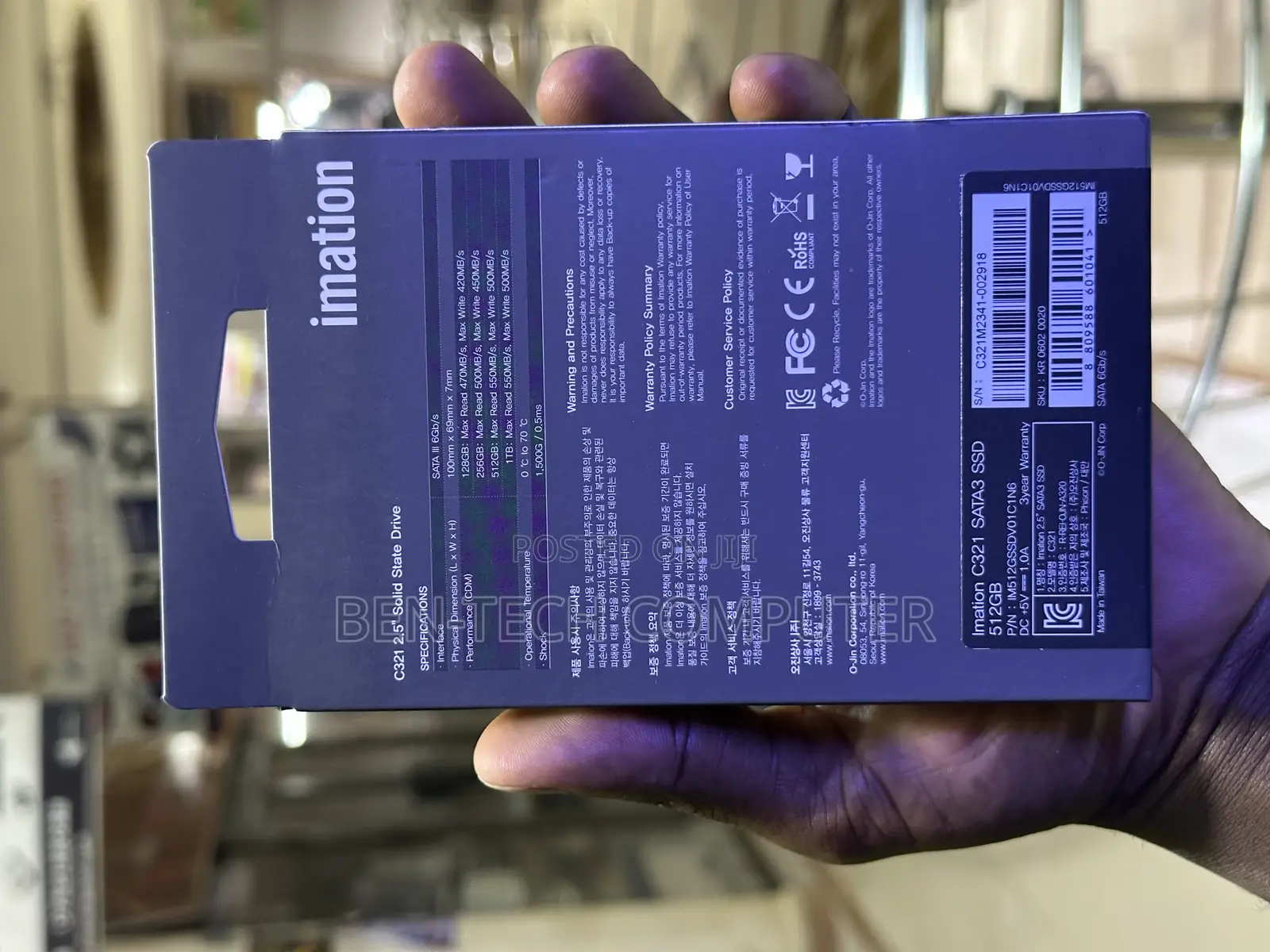 SSD 512 Gb (Solid State Drive)