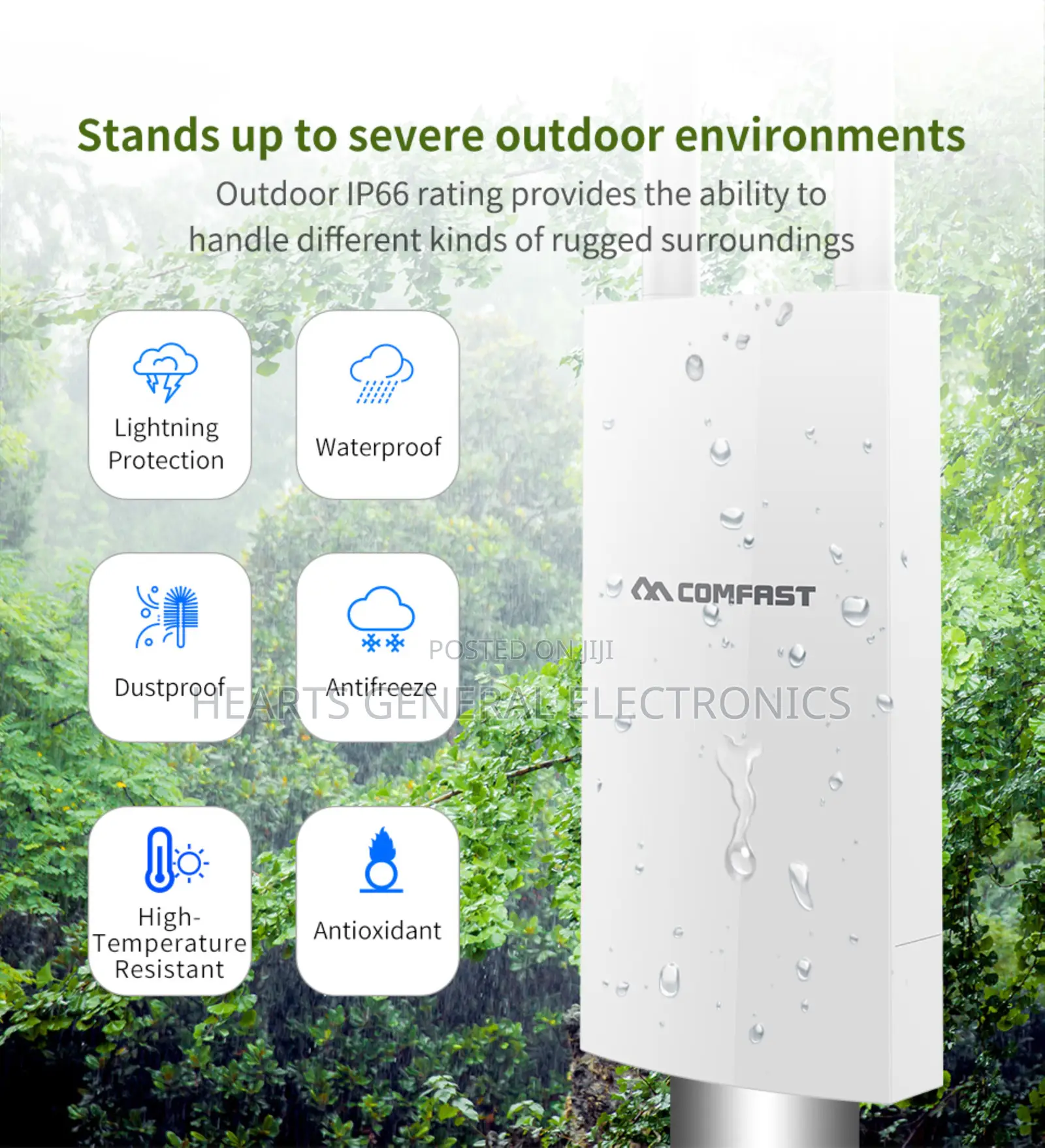 Outdoor Wireless Access Point Single Band 300mbps