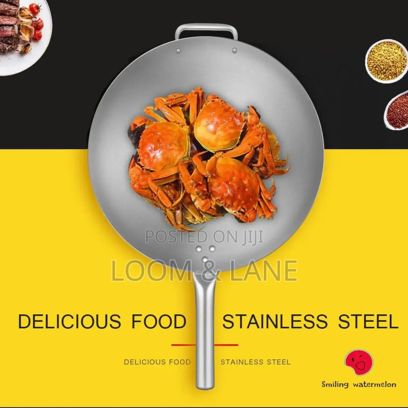 40cm New Stainless Steel Frying Pan