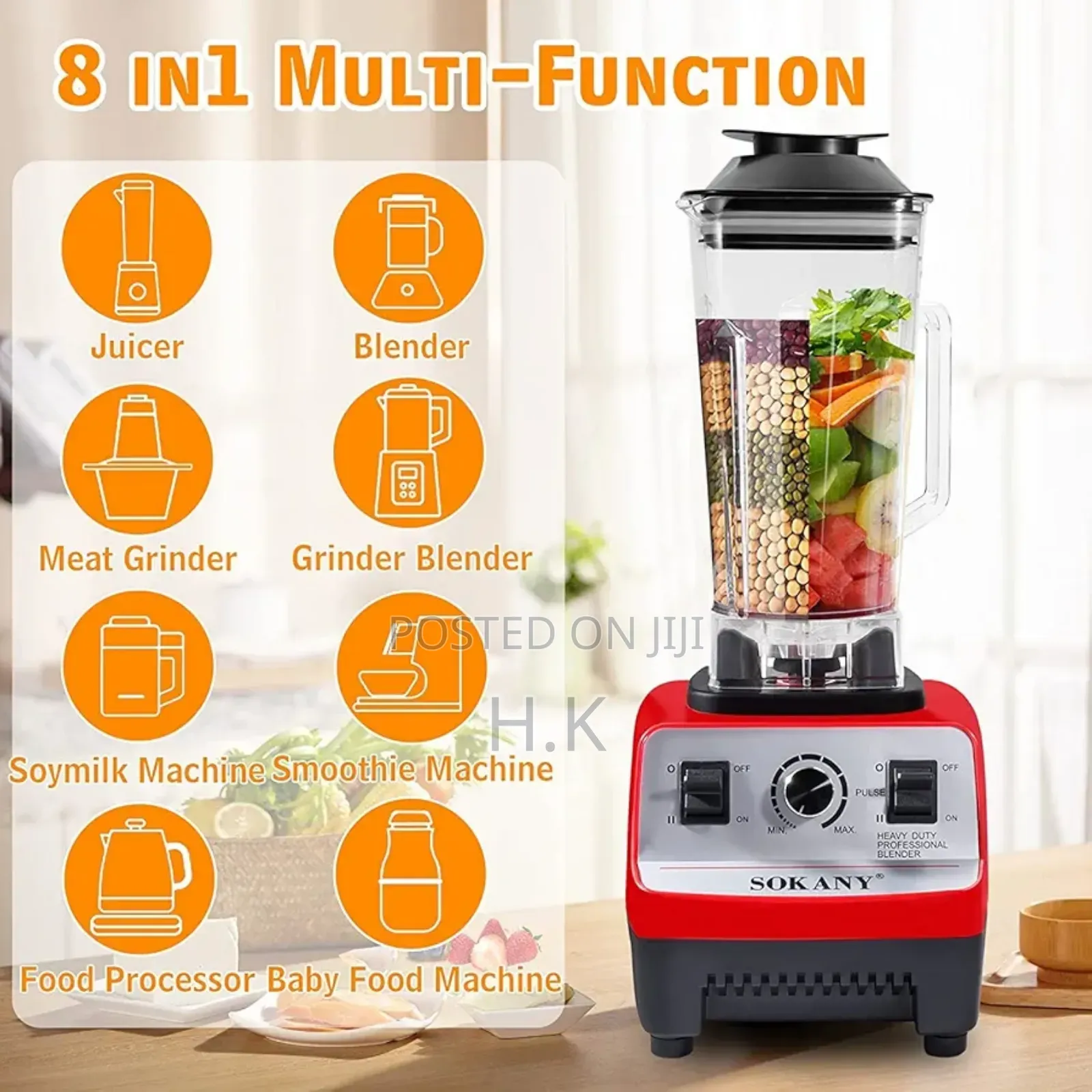 Sokany Multi-Purpose Blender, Model Sk-444.