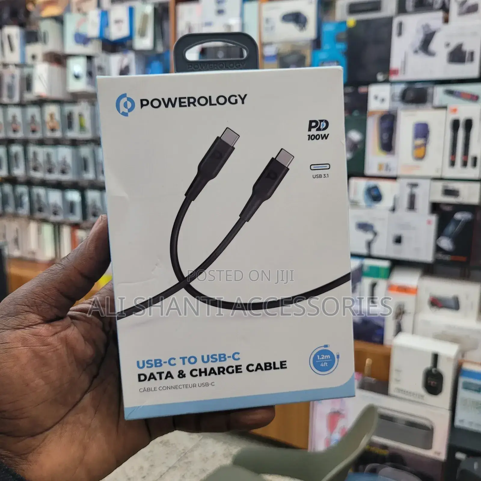 Powerology Usb-C to Usb-C Data and Charging Cable