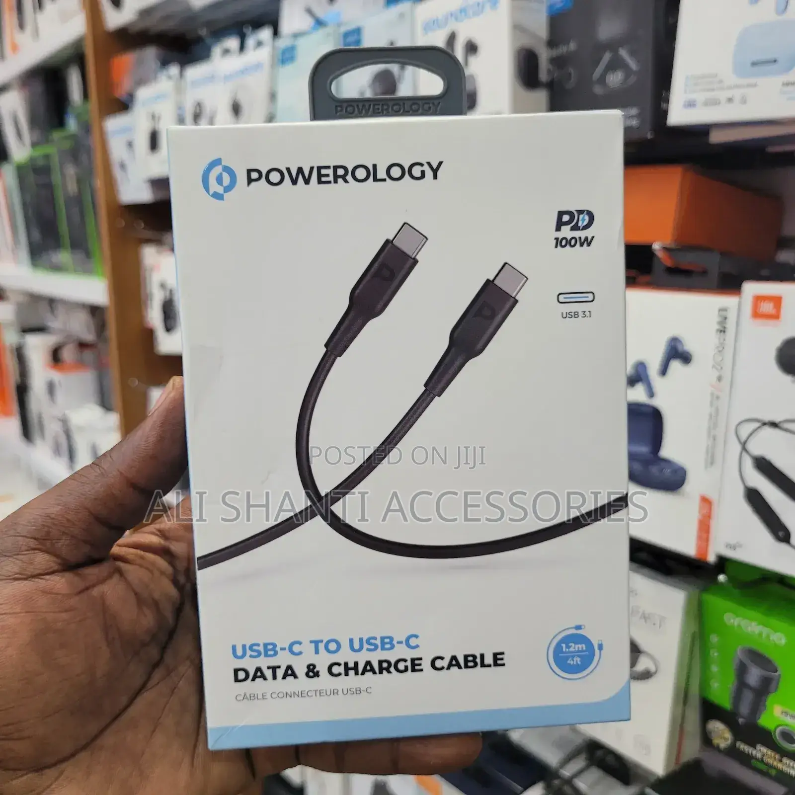 Powerology Usb-C to Usb-C Data and Charging Cable