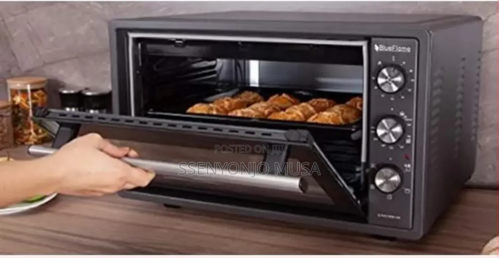 Blueflame Mini Oven - 45l, 1600w, Timer, Thermostat