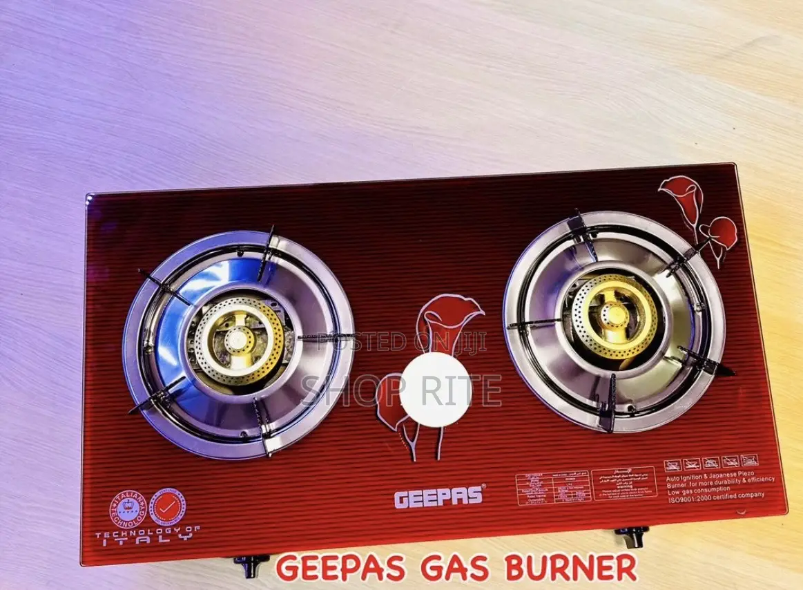 Geepas Double Gas Plate Stove