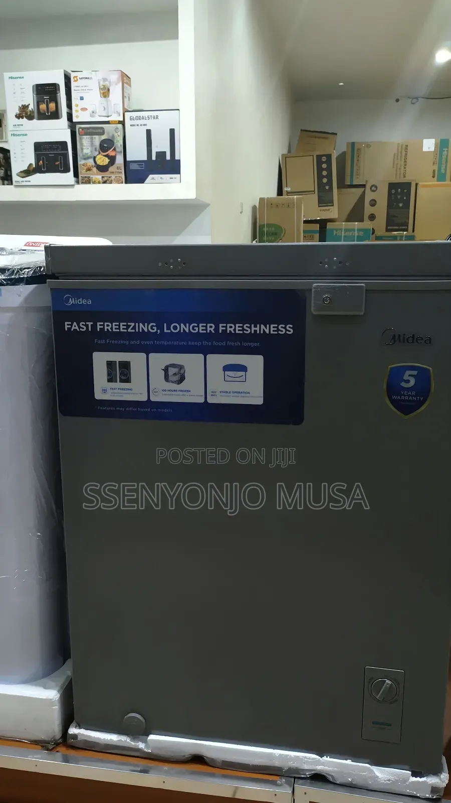 Midea 207l Chest Freezer-Mdrc207,Compact Energy-Efficient