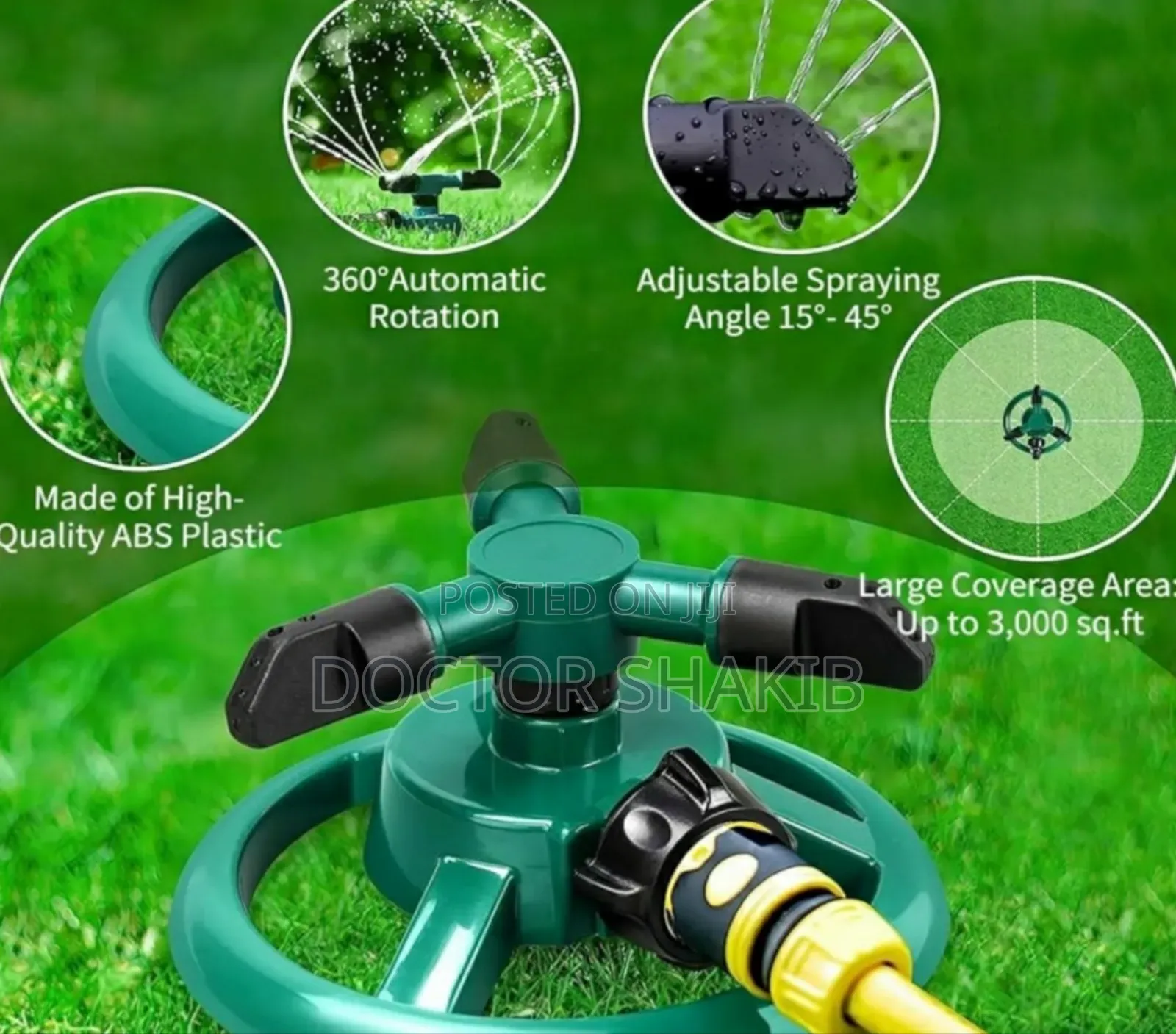 360 Rotation Garden Sprinkler