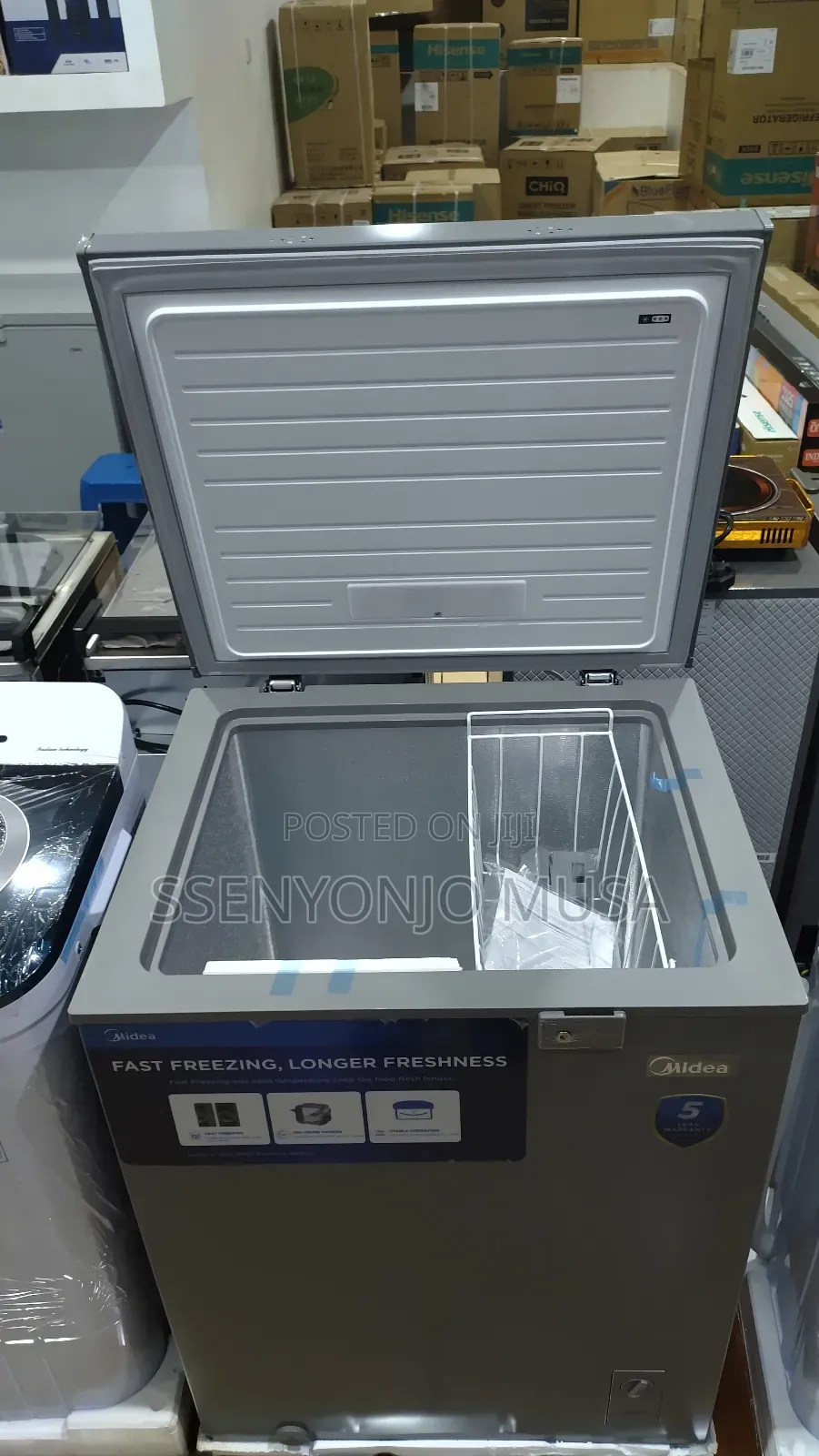 Midea 207l Chest Freezer-Mdrc207,Compact Energy-Efficient