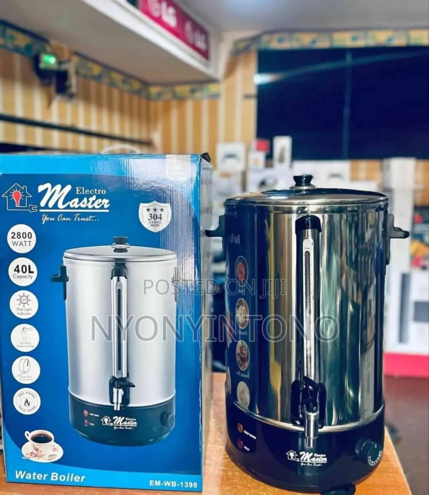 Electro Master 40 Litres Water Boiler