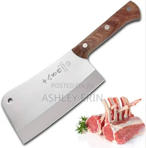 Chef's Knife With Wooden Handle