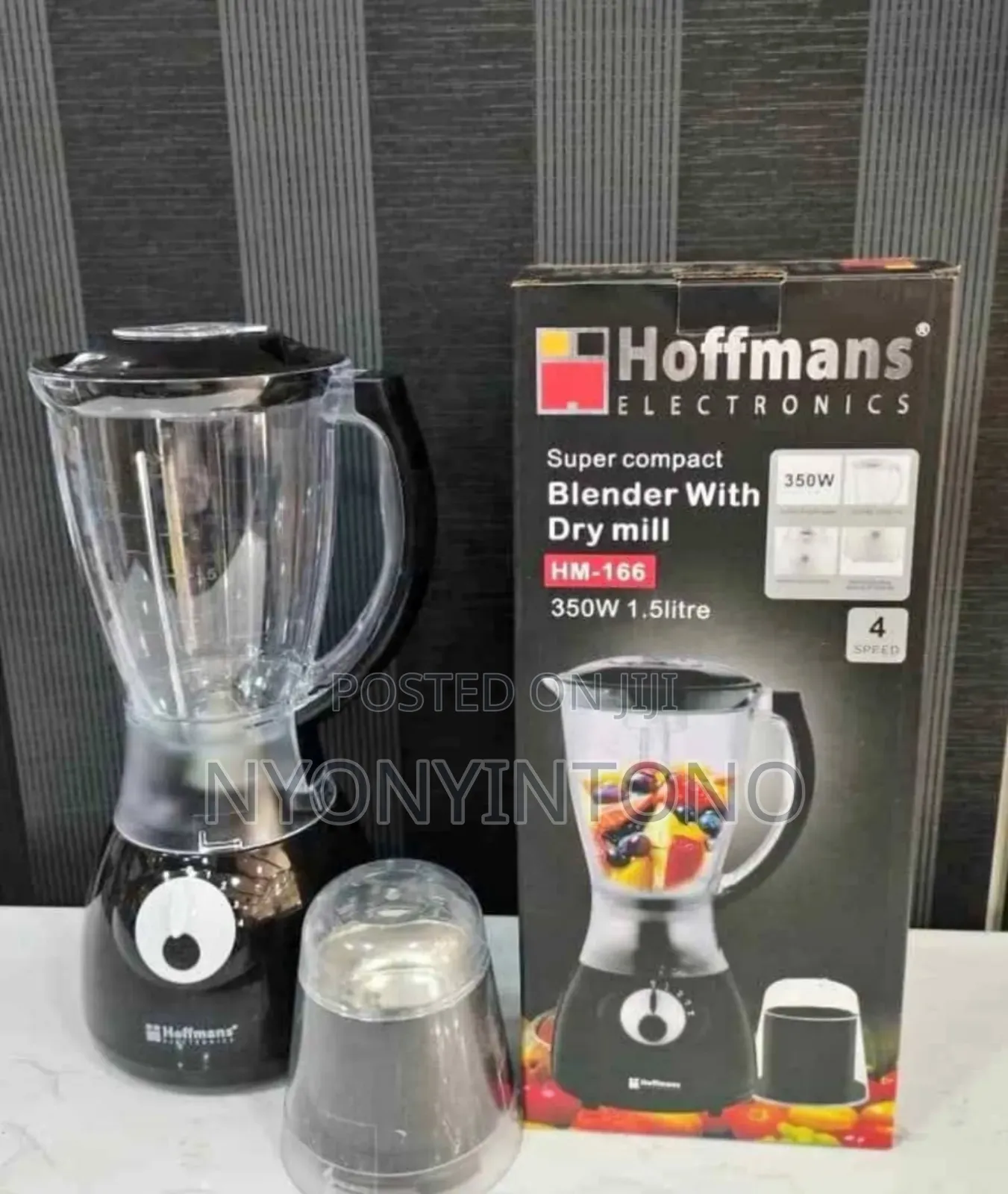 Hoffmans 2 in 1juice Blender With Grinder