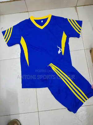 Blue Plain Jerseys for Kids