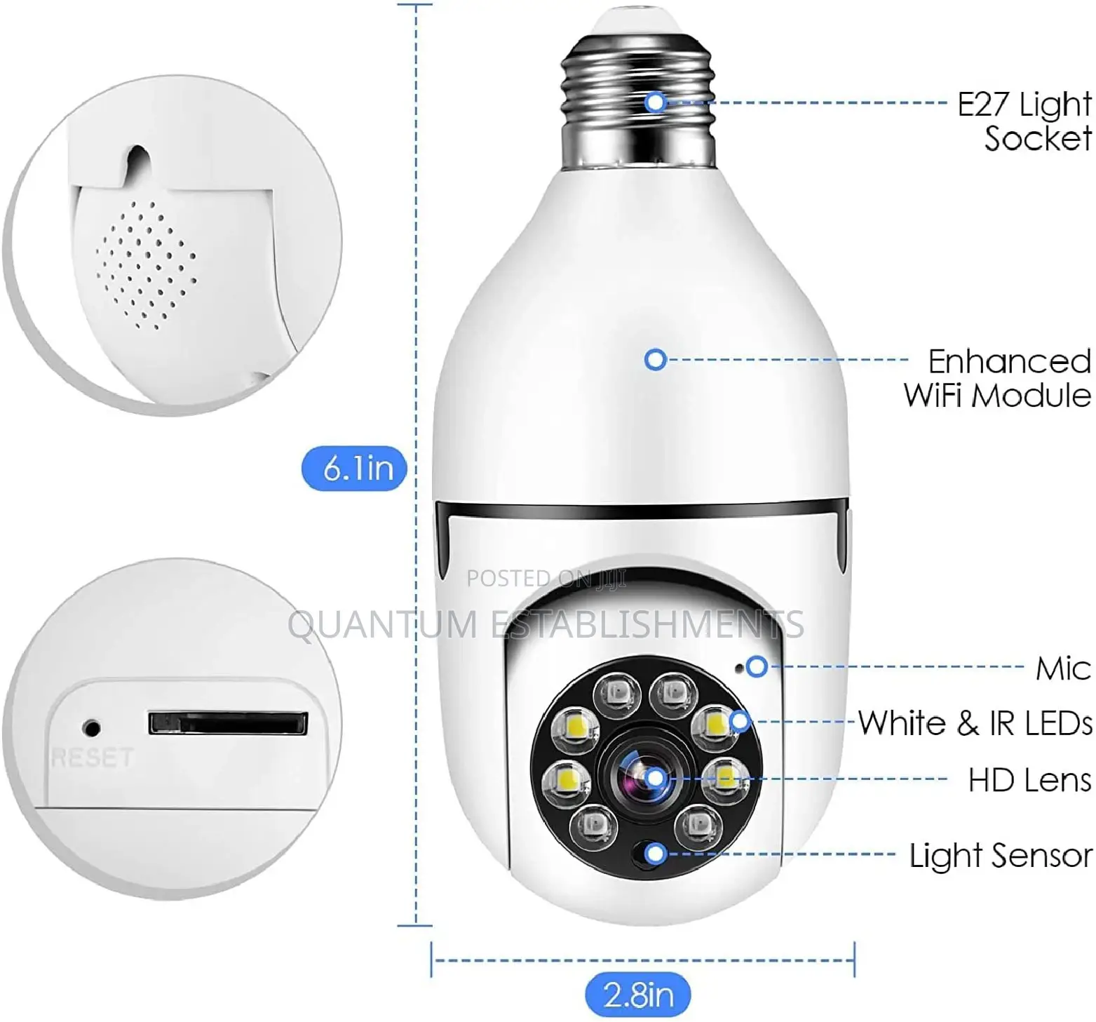Bulb Lamp Camera