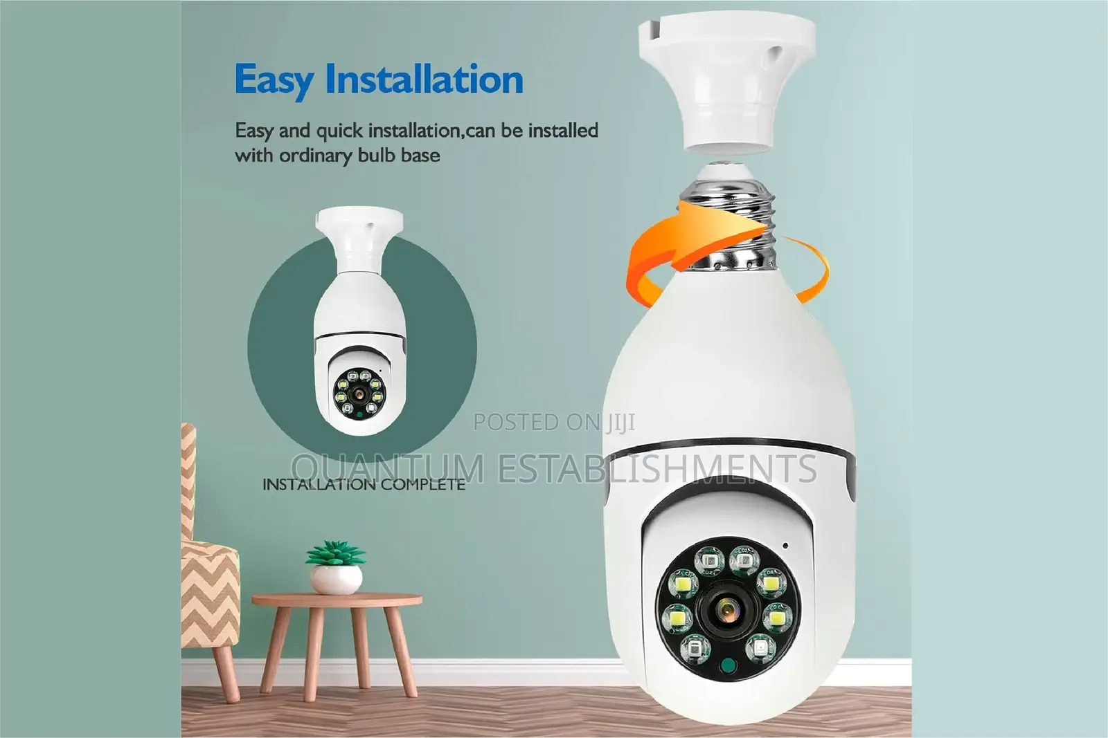 Bulb Lamp Camera