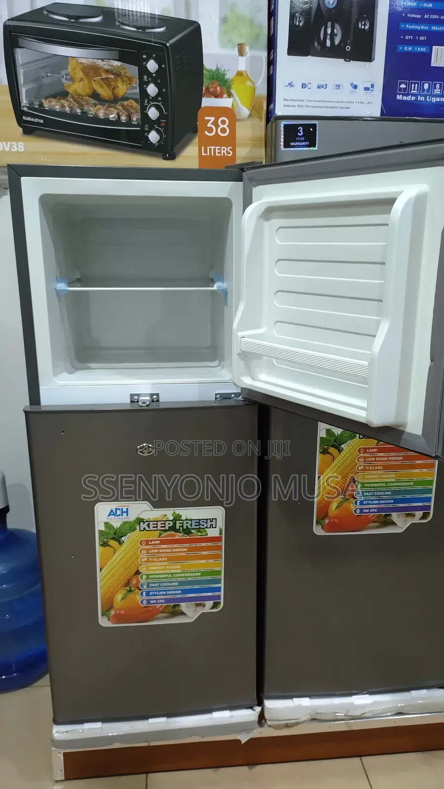 Adh Refrigerator 220l Top Mount Freezer Double Door -