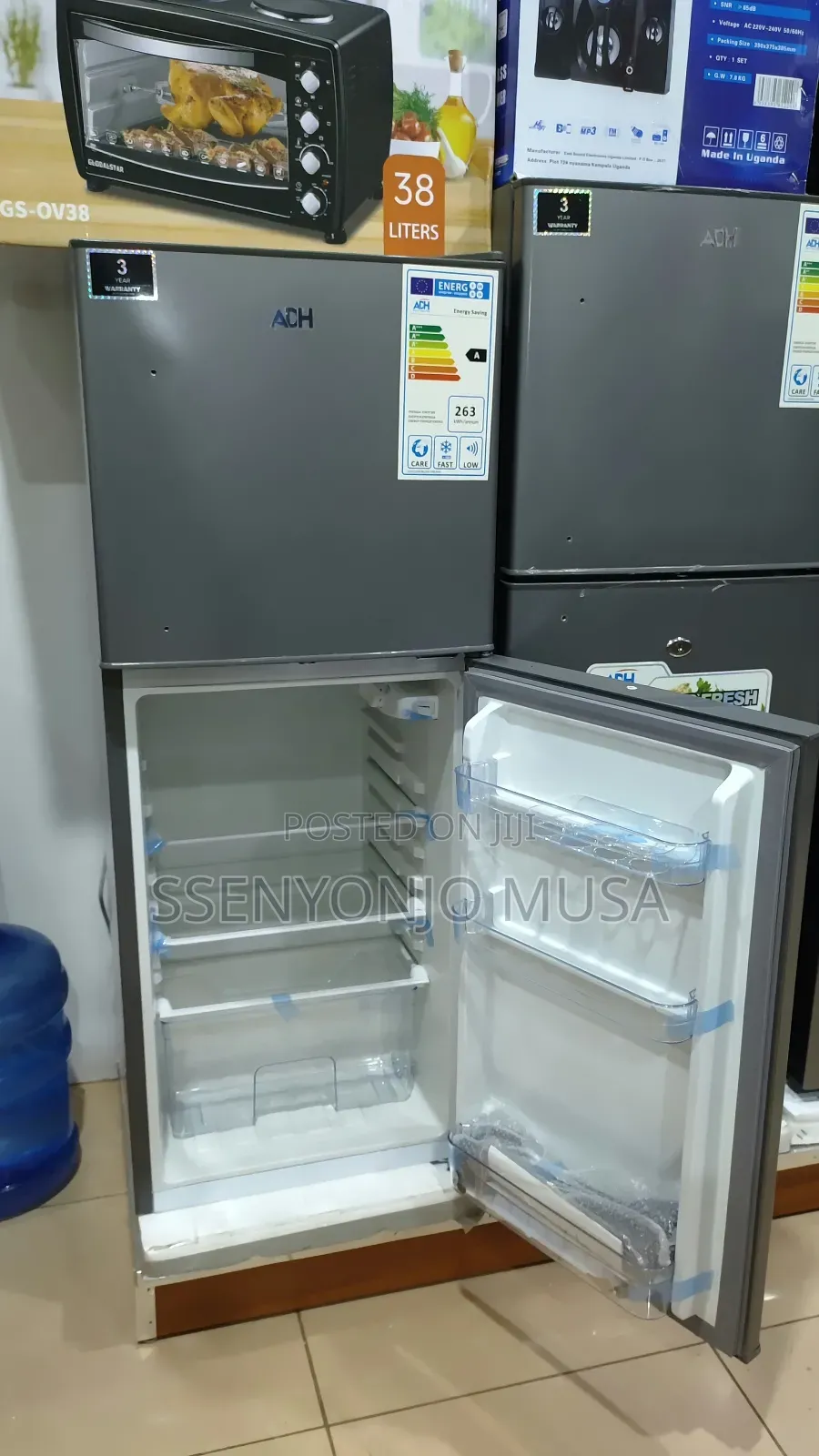 Adh Refrigerator 220l Top Mount Freezer Double Door -