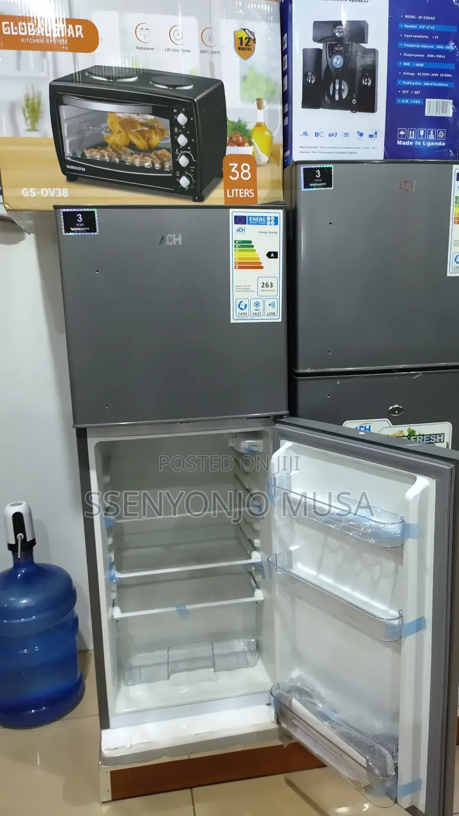 Adh Refrigerator 220l Top Mount Freezer Double Door -