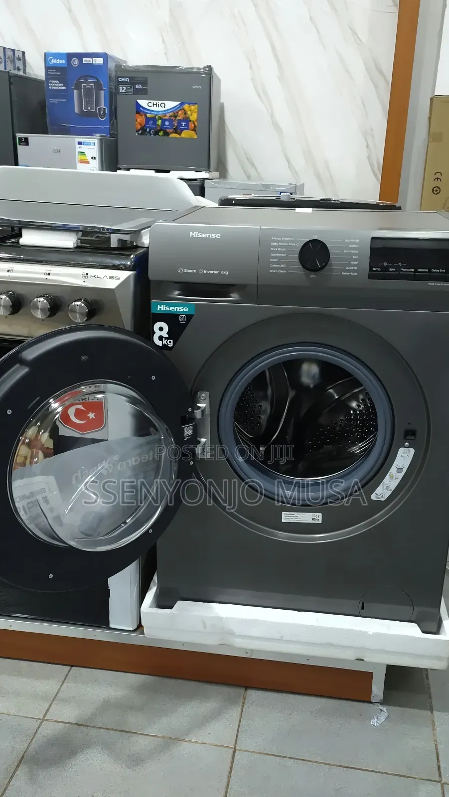 Hisense 8kg Automatic Front Load Washing Machine - Wfhv8012t
