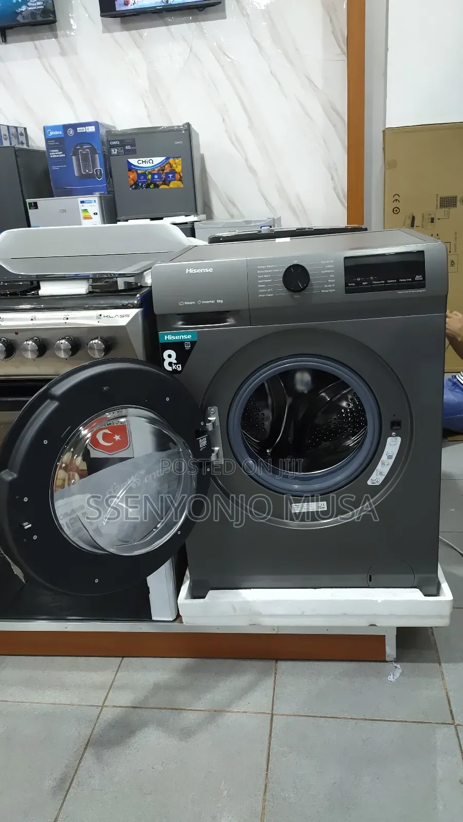 Hisense 8kg Automatic Front Load Washing Machine - Wfhv8012t