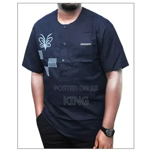 Appliqued Kitengi African Wear Shirt