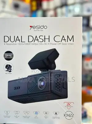 Km22 Yesido Dual Lens Dash Camera