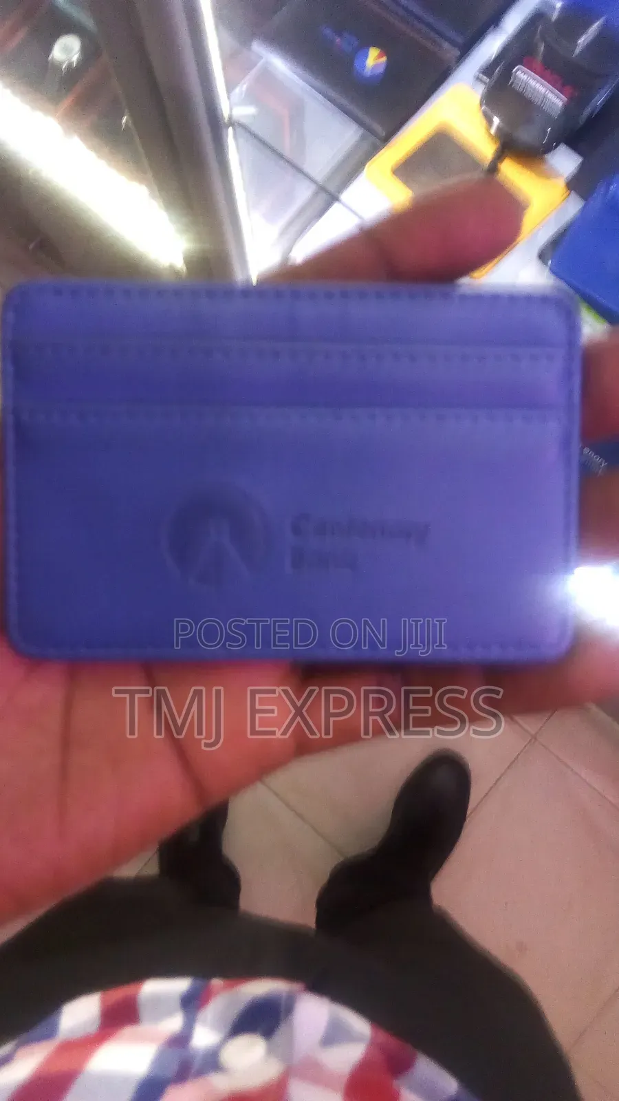 Branded Leather Atm Card Holder