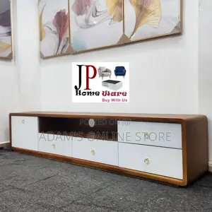 Mohunga and White Tv Stand Unit 200cm Length