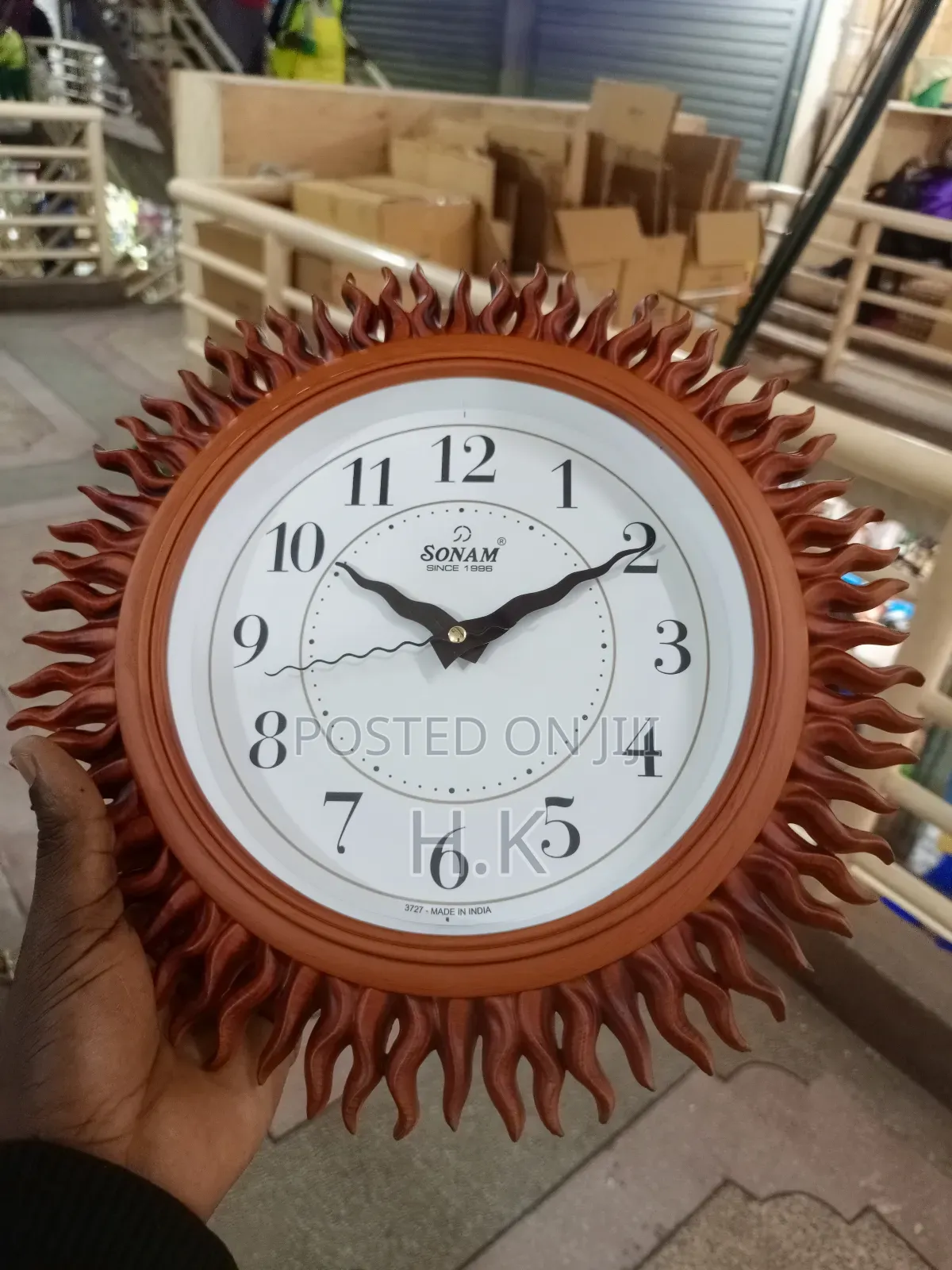 Sonam Quartz Wall Clock, Model 3727