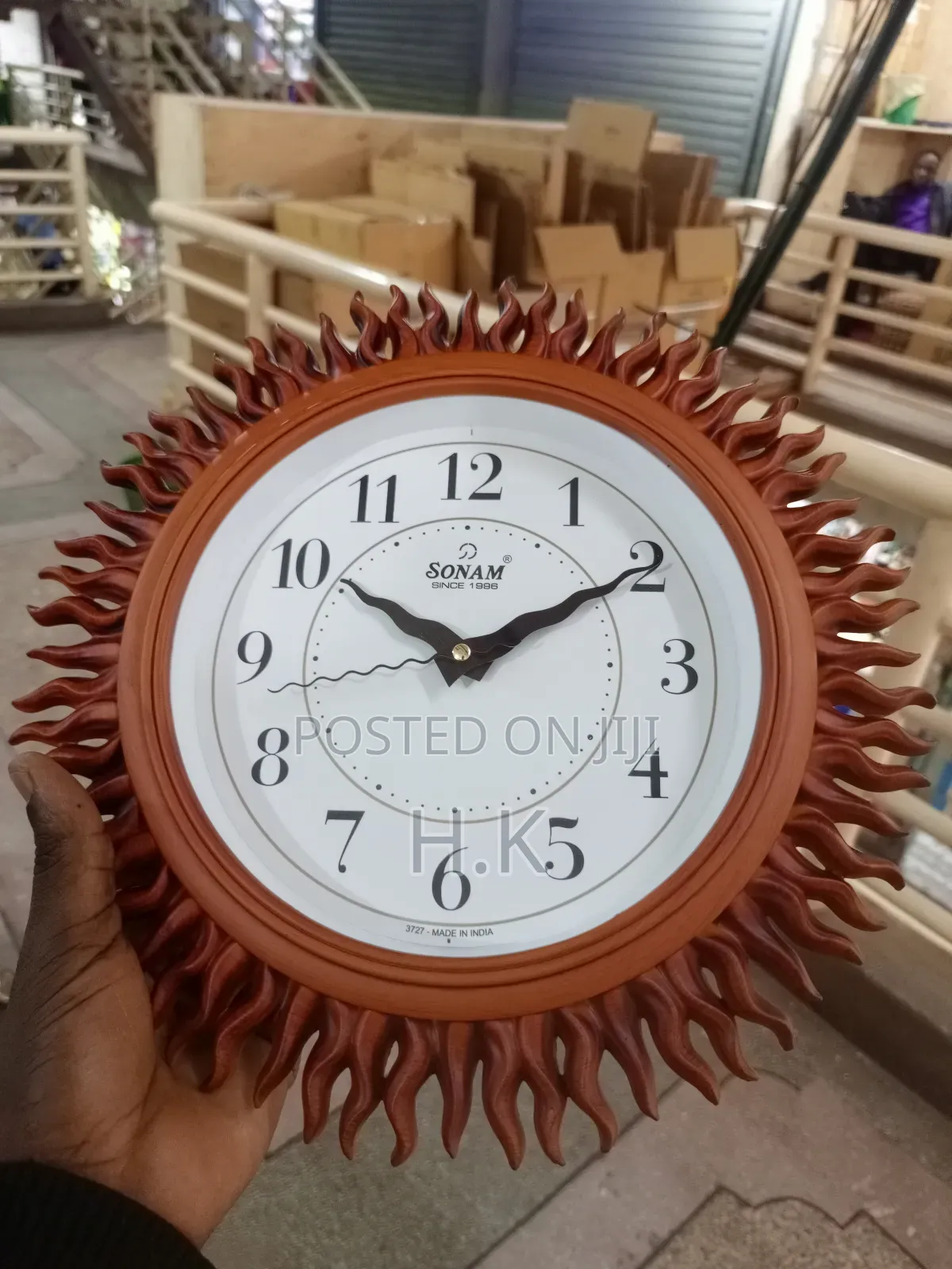 Sonam Quartz Wall Clock, Model 3727