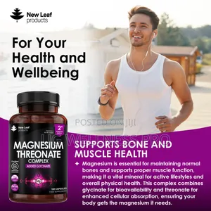 Magnesium Threonate Glycinate Complex Capsules 2 Month Suppl