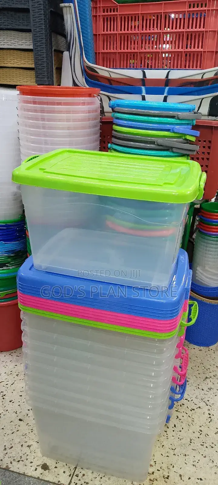 Plastic Clear or Transparent Storage Boxes