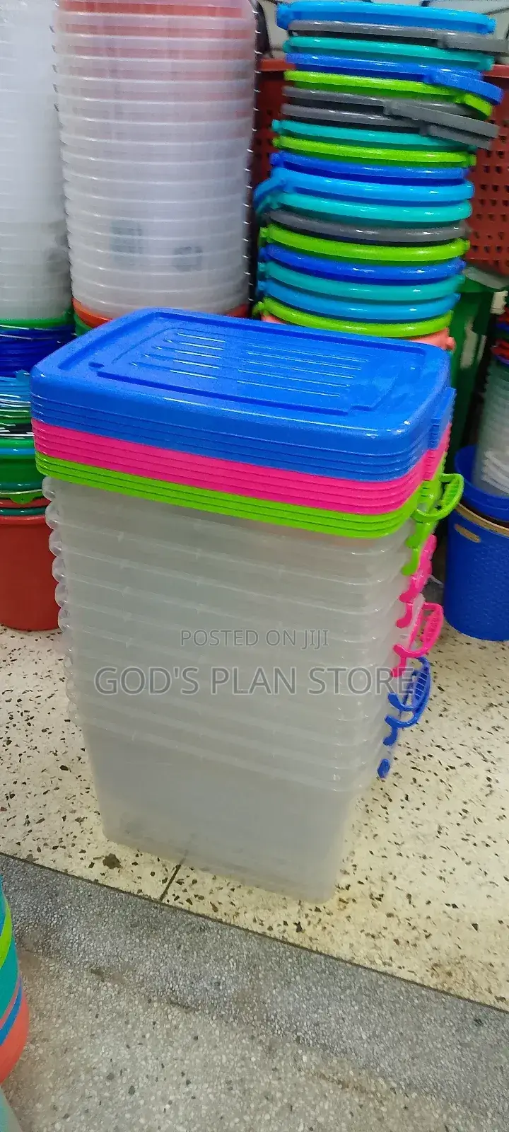 Plastic Clear or Transparent Storage Boxes