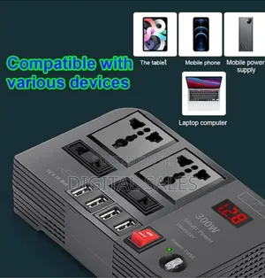300w Car Power Inverter Dc To Ac 12v
