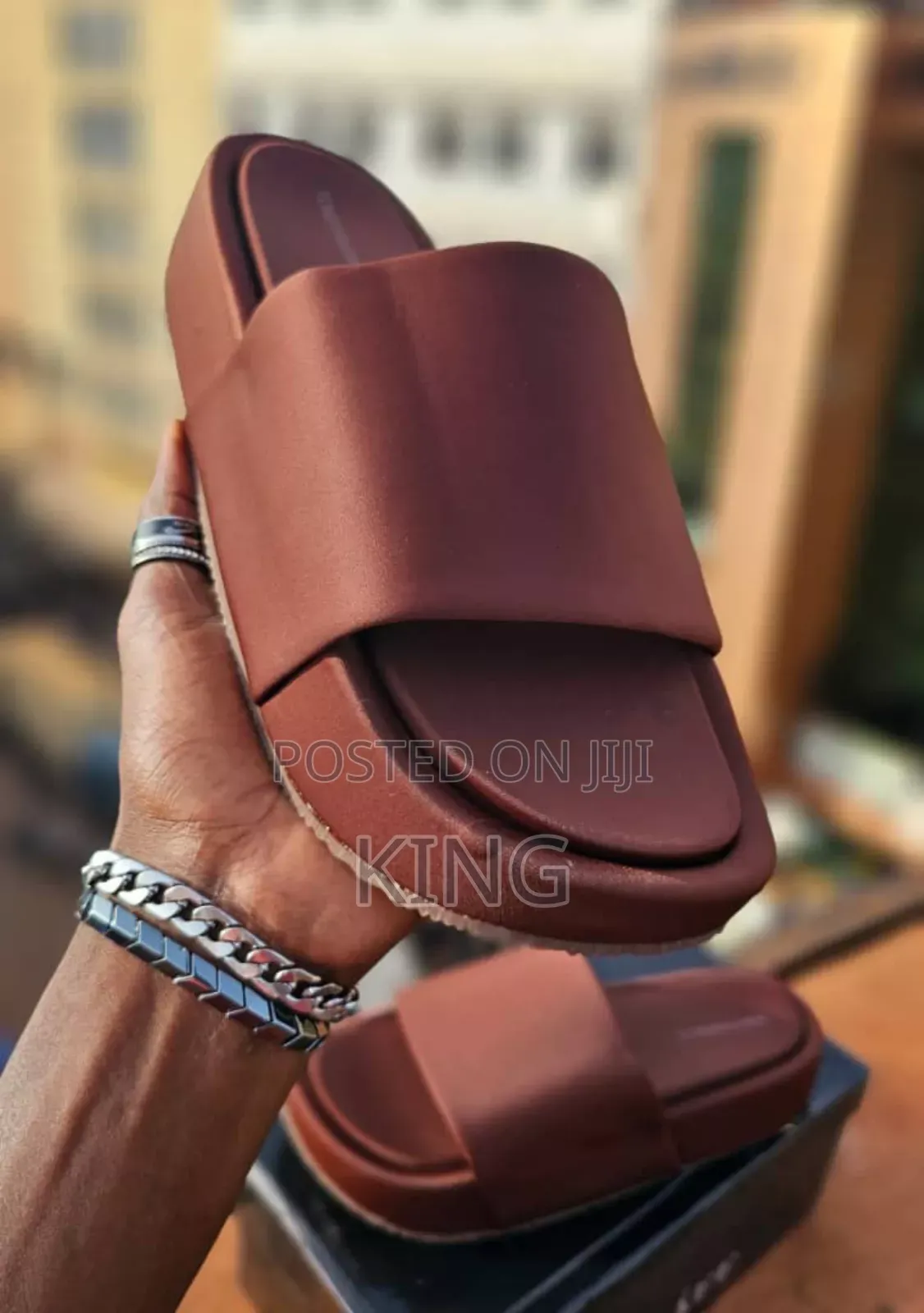 Brown Y-3 Yamamoto Slide
