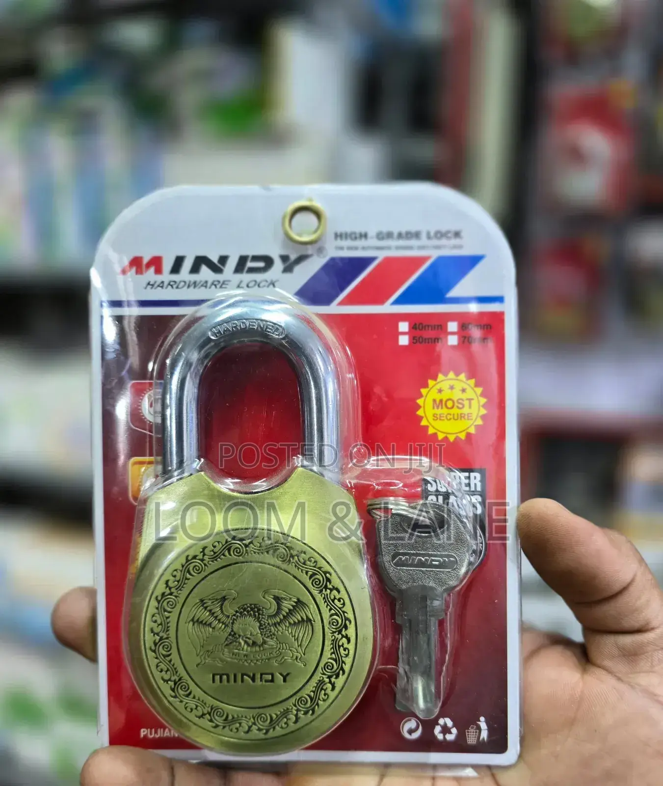 Unique Mindy Authentic Lock