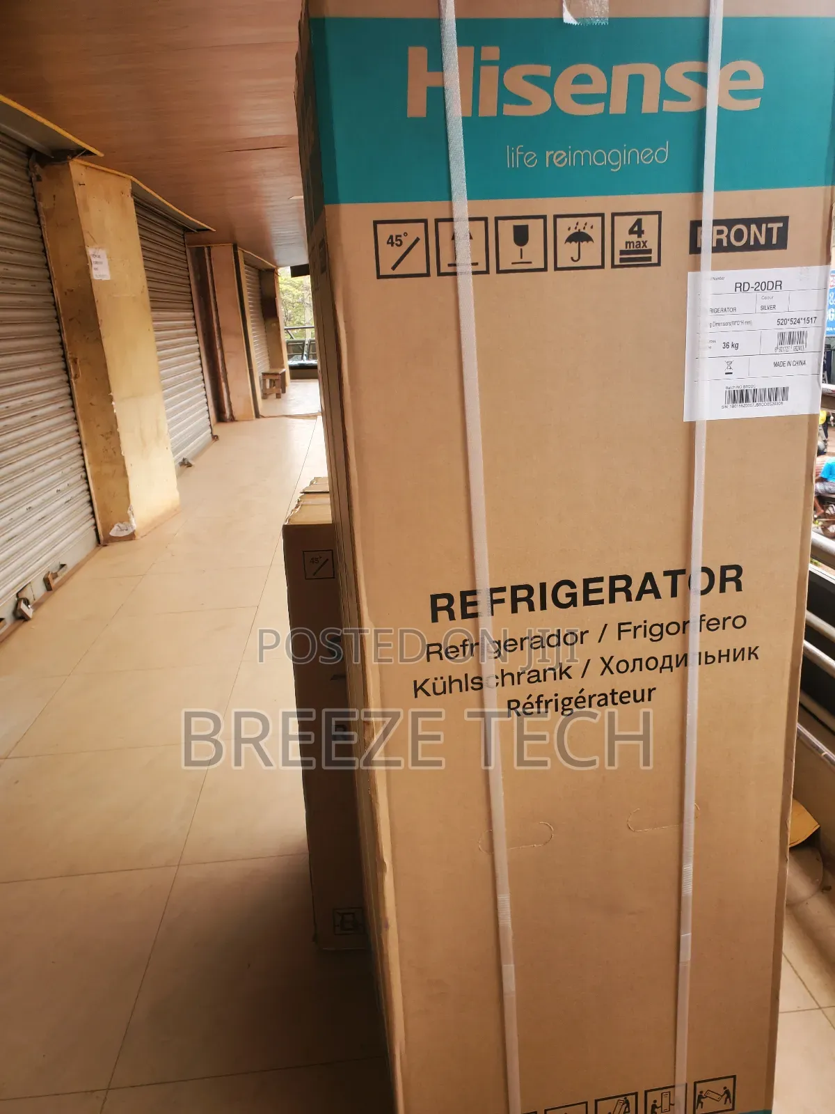 200ltrs Hisense Refrigerator.