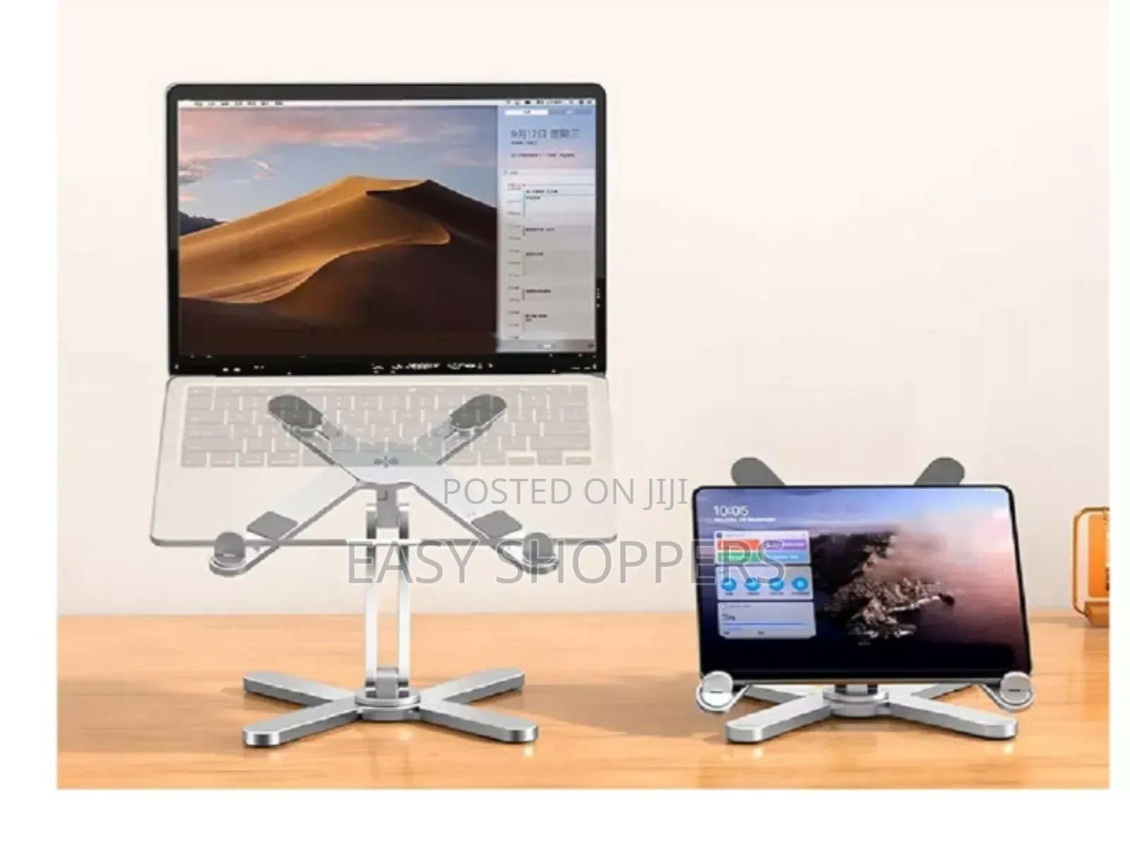 Foldable Notebook Stand Laptop Holder With 360 Degree.