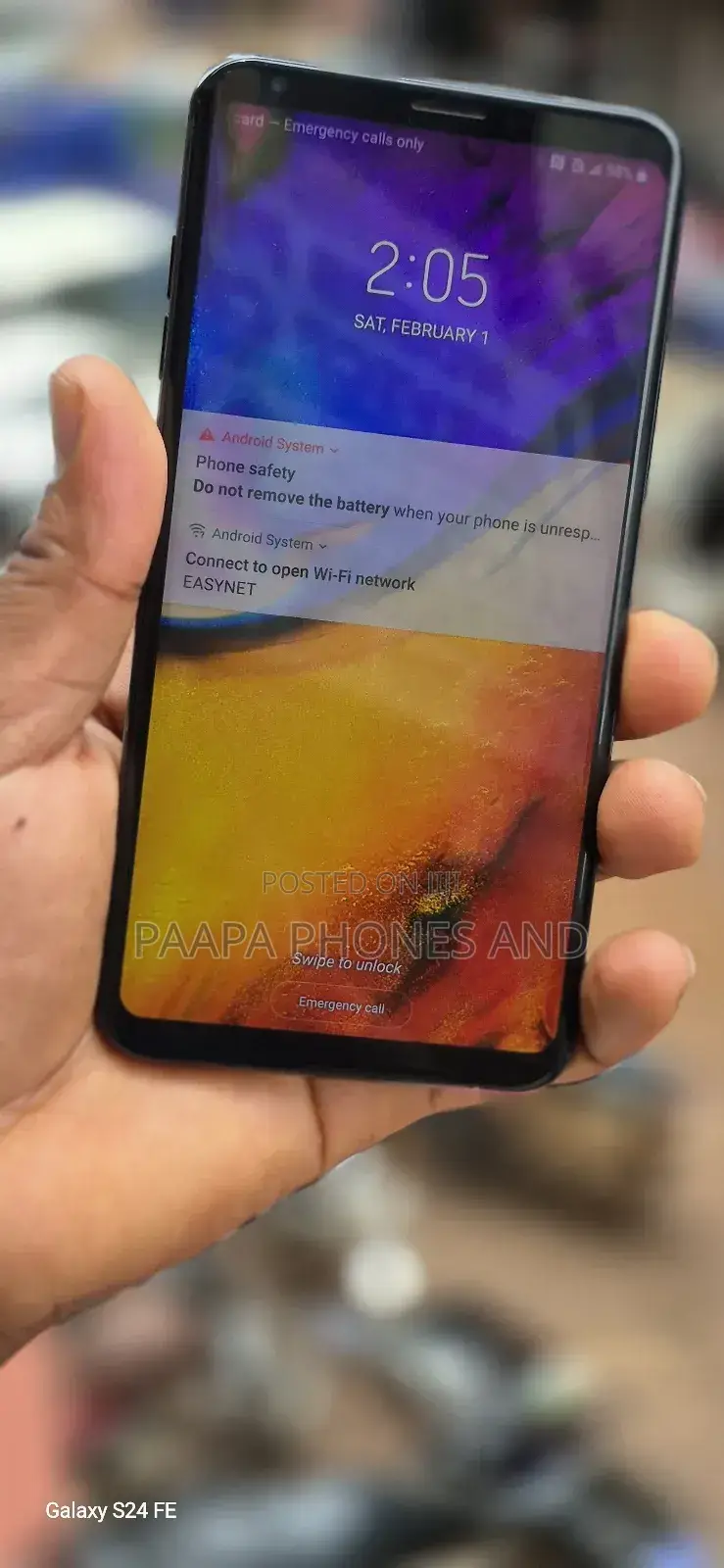 LG V35 ThinQ 64 GB Black