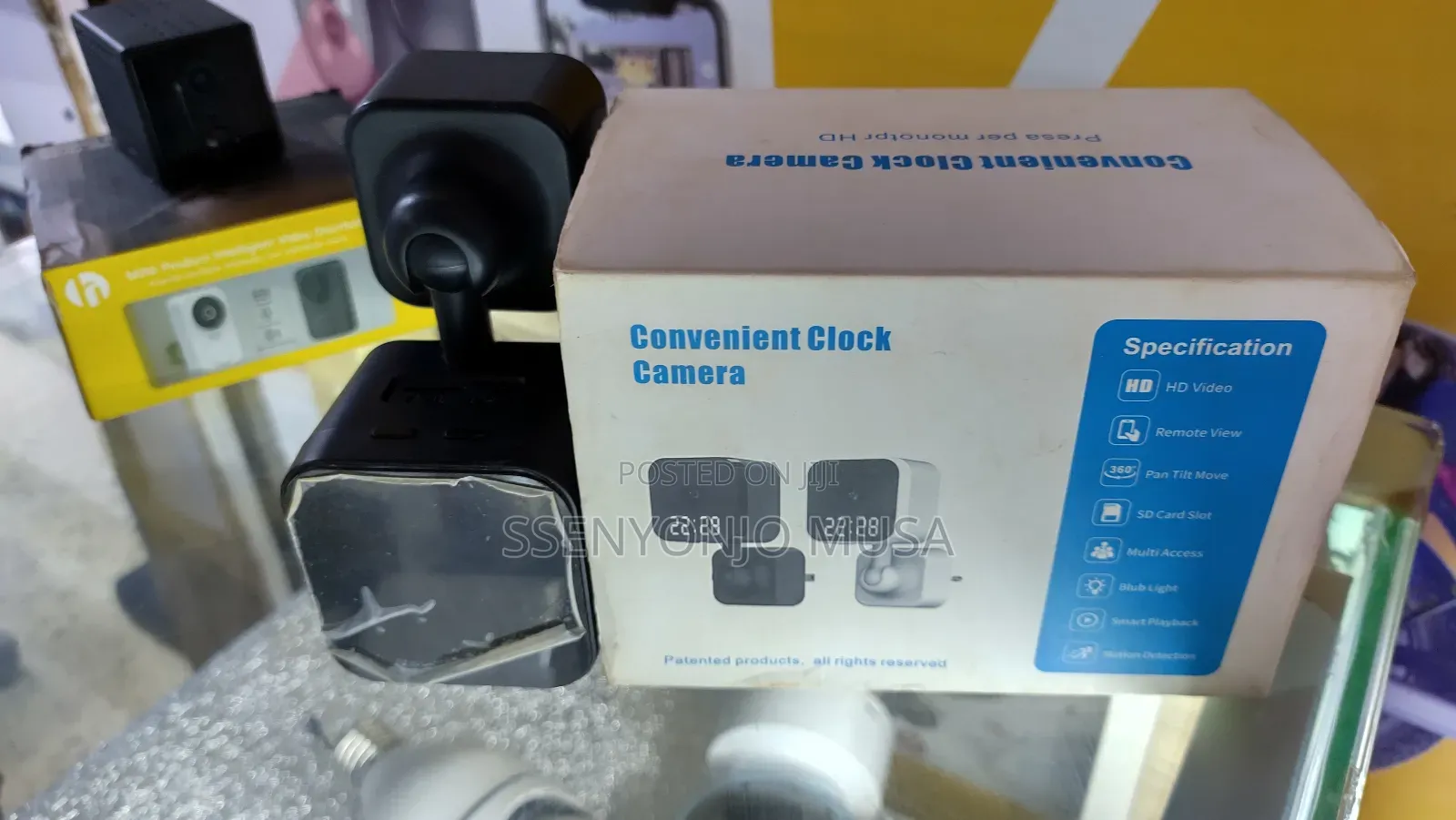 Smart Wifi Clock Spy Security Camera - 1080p, Two-Way Audio