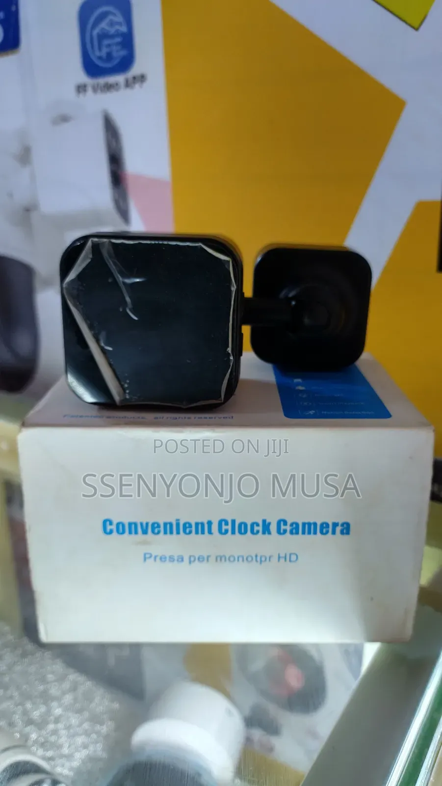 Smart Wifi Clock Spy Security Camera - 1080p, Two-Way Audio