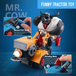 Mr Cow Power Electric Hand Cultivator Tractor Kids Toy