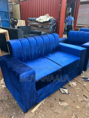 Stripper Blue L Sofa Set
