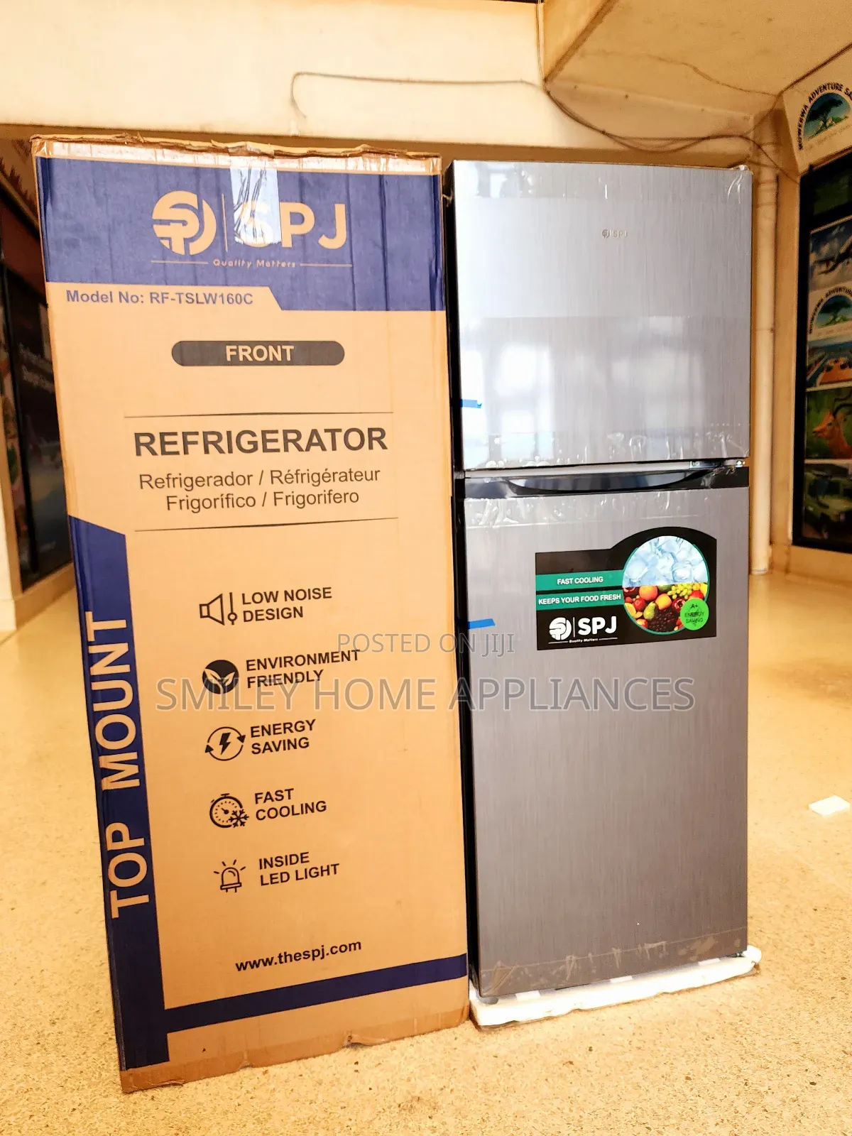 SPJ Silver 160ltrs Double Door Refrigerator at Cut Price