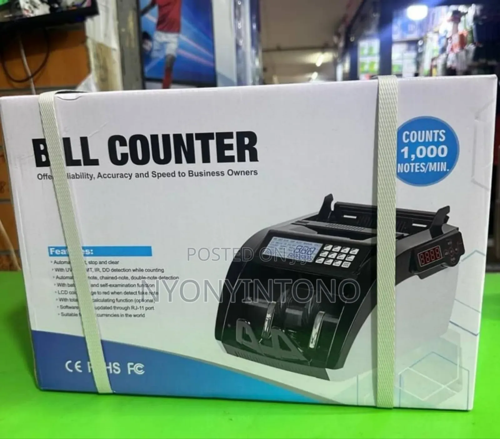 Automatic And Accurate Digital Bill Counter