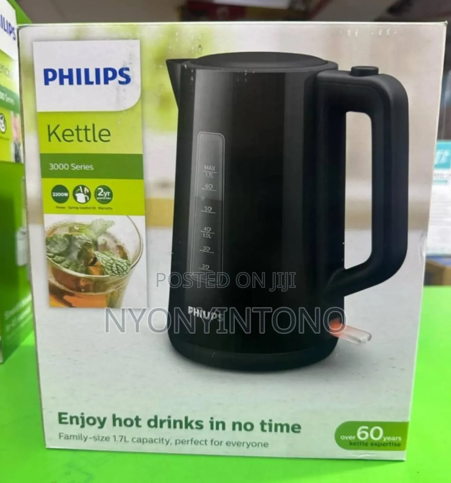 Phillips 1.7ltrs Automatic Water Kettle With 2yrs Warranty