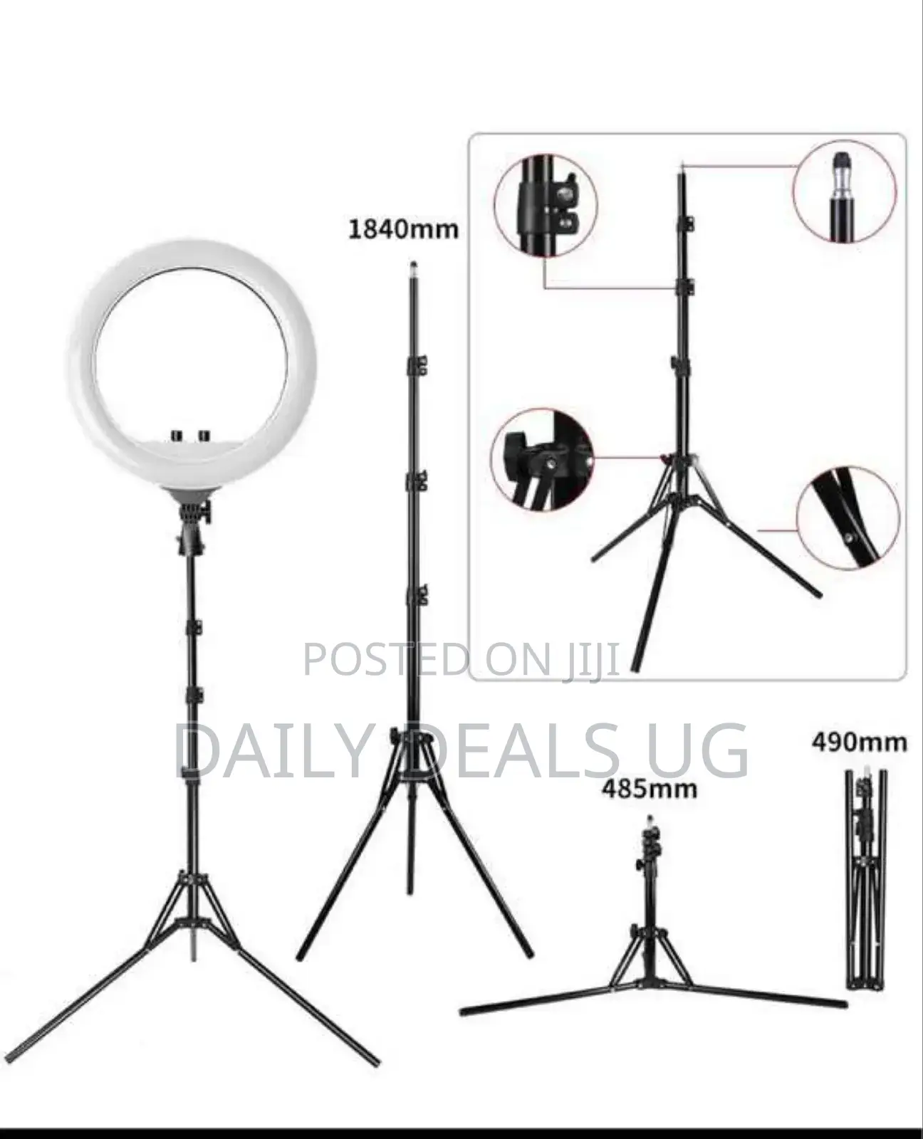 18 Inch80 W Led Ring Light With Stand 3000-6500 Lighting